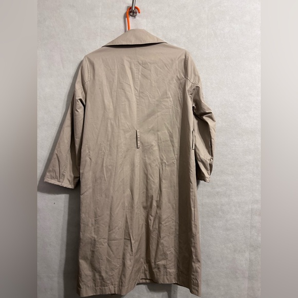Classic Tan Double-Breasted Women's Trench Coat H&M XS light weight old money - Picture 4 of 6